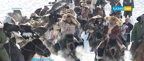 Қытайда бүркітшілер бәсекесі  өтті
