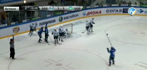 «Барыс» 4:3 есебімен «Юградан» басым түсті