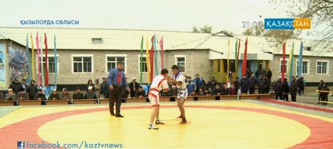 Қызылорда облысында қазақ күресінен жастар арасында ұлттық біріншілік аяқталды