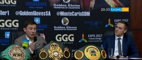 Астанада Геннадий Головкин жанкүйерлерімен кездесті