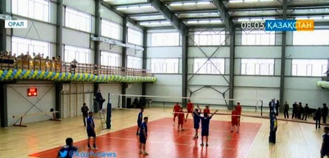 Оралда жаңа спорт кешені пайдалануға берілді