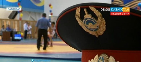 Қазақша күрестен алғаш рет полиция қызметкерлері арасында республикалық жарыс ұйымдастырылды