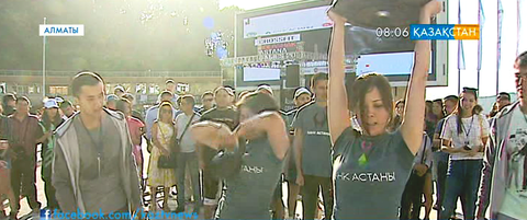 В Алматы прошли первые соревнования «CrossFit Bolashak Astana Games 2015», посвященные Дню спорта