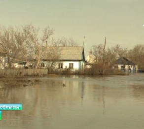 Атбасардағы тасқын судың беті қайта бастады