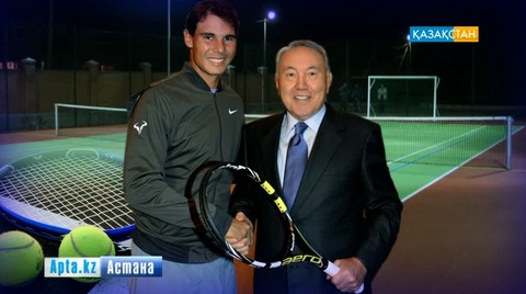 Елбасы Нұрсұлтан Назарбаев испаниялық теннисші Рафаэль Надальмен кездесті