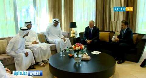 Нұрсұлтан Назарбаев Мұхаммед бен Заид Әл Нахайянмен кездесті