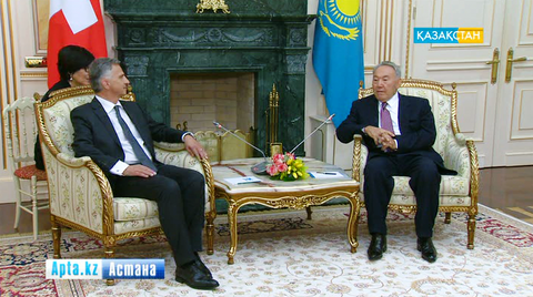 Қазақстанға Швейцария президенті Дидъе Буркхальтер келді