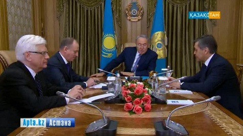 Нұрсұлтан Назарбаев РФ Қауіпсіздік Кеңесінің хатшысы Николай Патрушевті қабылдады