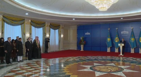 Бес мемлекеттің елшісі Қазақстан Президентіне Сенім грамоталарын тапсырды