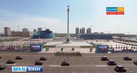 7 мамыр күні Елордада әскери парад өтті