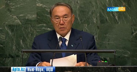 Қазақтың тілі тариxта тұңғыш рет  БҰҰ бас мінберінен естілді