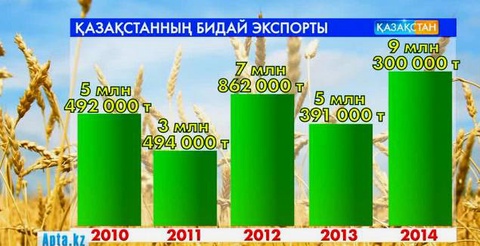 Биыл астықтың бір бөлігі Ақтаудағы «Ақ бидай» теңіз терминалы арқылы  экспортталуда