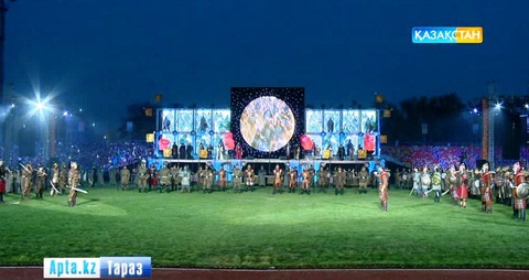 Таразда Қазақ хандығының 550 жылдығына арналған шаралар өтті (ВИДЕО)