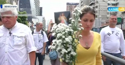 Венесуэлада қақтығыс құрбандарын еске алуға арналған шеру өтті