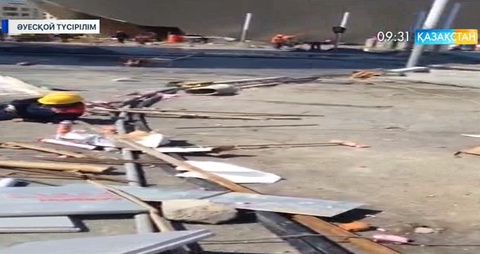 «ЭКСПО-2017» алаңында құрылыс материалдарын шашып, қаржыны желге ұшырды деген ақпарға ресми жауап берілді