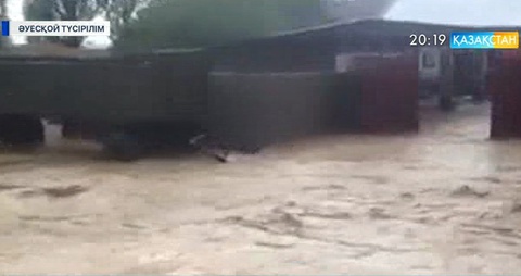 Алматы облысында екі ауылды су басты