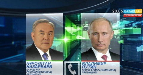 Бүгін Елбасы Владимир Путинмен телефон арқылы сөйлесті