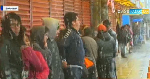 Боливияда жаздың алғашқы күнінде қар жауды