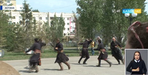 Астанада бүгін венгрлік мергендер мен жаяу әскерилер өнер көрсетті