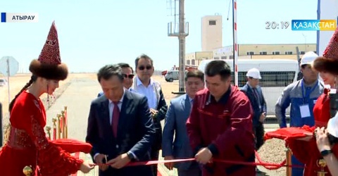 «Ембімұнайгаз» АҚ ілеспе газ кешенді дайындау қондырғысын іске қосты