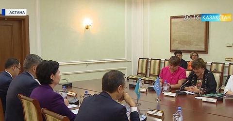 Г.Әбдіқалықова ДДСҰ Еуропалық бюросының өңірлік директоры  Ж.Якабпен кездесті.