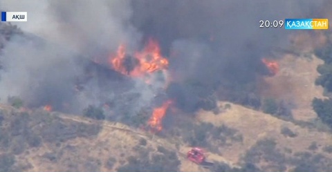 Калифорнияның оңтүстігін өрт шарпыды