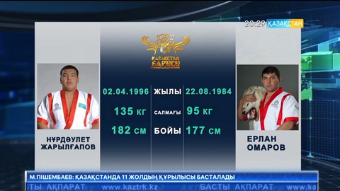 Биылғы «Қазақстан Барысына» қатысатындардың ең жасы, салмағы жеңілі, ауыры кімдер?