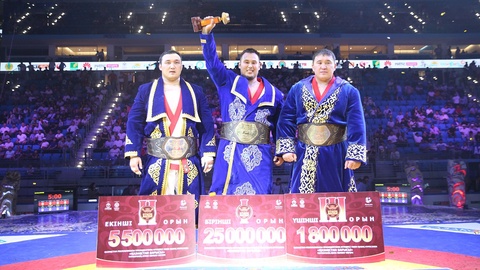 «Қазақстан барысы 2017» турнирінің марапаттау рәсімі (ВИДЕО)