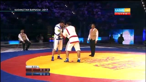 Ағайынды алыптар Ұлан Рысқұл мен Руслан Әбдіразақовтың жекпе-жегі