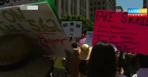 АҚШ-та Трампқа қарсы шерулер өтіп жатыр