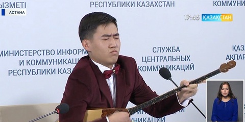 16 жастағы күйші Елбасына күй арнады