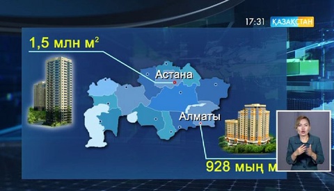 Елімізде «Нұрлы жер» бағдарламасы аясында 47 738 баспана пайдалануға берілді