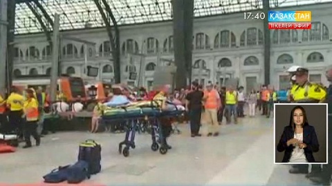 Барселонада пойыз апатынан 54 адам жараланды