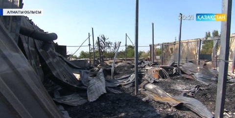Алматы облысында алапат өрт алты үйді жалмады