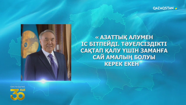 Тәуелсіздікті сақтап қалу үшін заманға сай амалың болуы керек - Елбасы