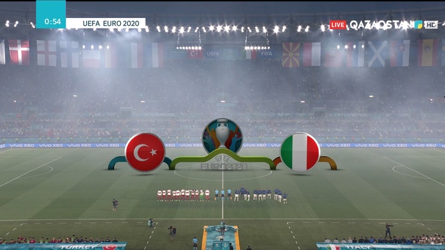 ФУТБОЛ. UEFA EURO 2020. ТҮРКИЯ - ИТАЛИЯ