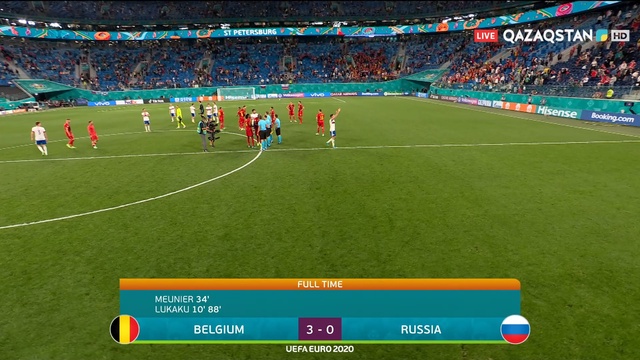 UEFA EURO 2020. БЕЛЬГИЯ - РЕСЕЙ