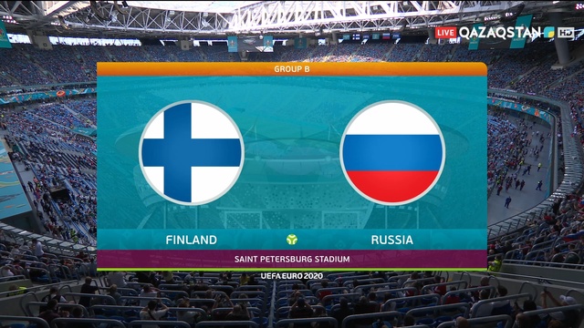 UEFA EURO 2020. ФИНЛЯНДИЯ - РЕСЕЙ. Толық матч