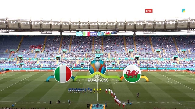 ФУТБОЛ. UEFA EURO 2020. ИТАЛИЯ - УЭЛЬС