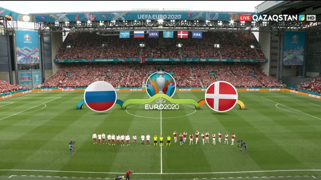 UEFA EURO 2020. РЕСЕЙ - ДАНИЯ