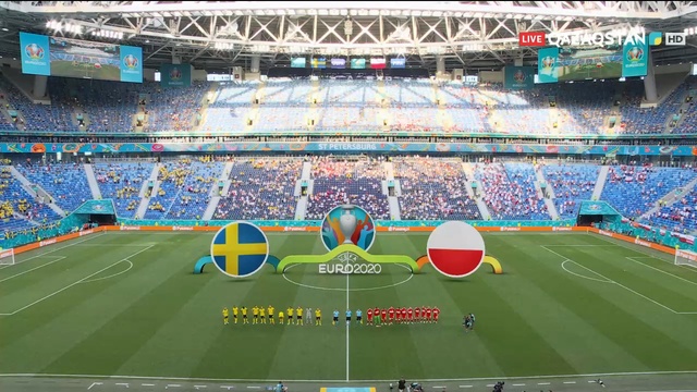 ФУТБОЛ. UEFA EURO 2020. ШВЕЦИЯ - ПОЛЬША