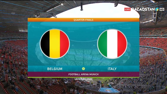UEFA EURO 2020. 1/4 ФИНАЛ. БЕЛЬГИЯ - ИТАЛИЯ