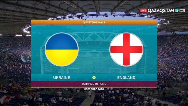 UEFA EURO 2020. 1/4 ФИНАЛ. УКРАИНА - АНГЛИЯ