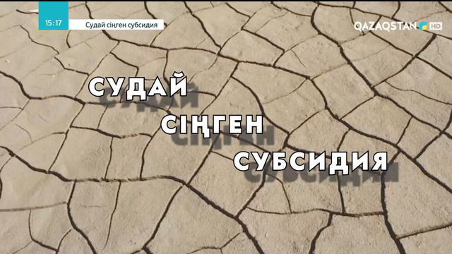 «Судай сіңген субсидия». Деректі фильм