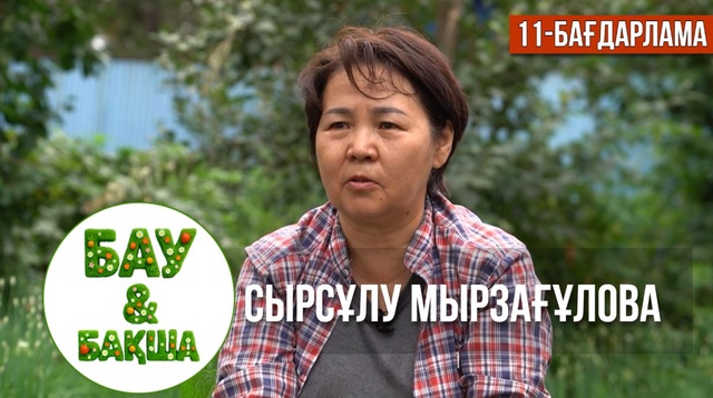 «БАУ-БАҚША». Сырсұлу Мырзағұлованың бақшасы