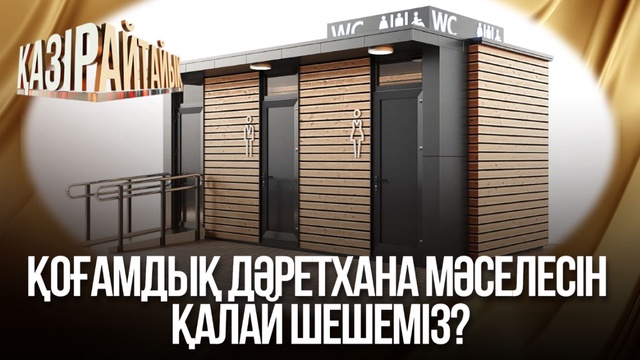Қоғамдық дәретхана мәселесін қалай шешеміз?