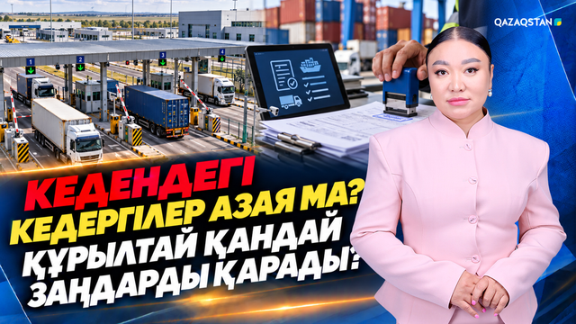 Кедендегі кедергілер азая ма? Құрылтай қандай заңдарды қарады?