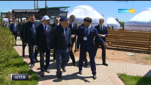 Елбасы Астана маңындағы жасыл белдеуге барды