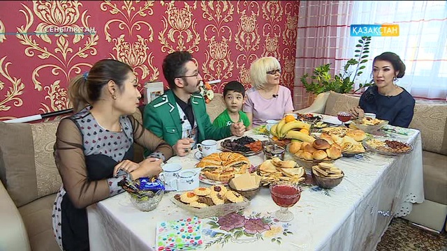 Иллюзионист, эквилибрист отбасы Ілияс Жаманқұлұлы мен Арайлым Серікқызы