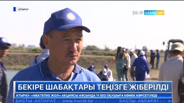 Атырау бекіре зауыты теңізге 3 млн. 600 мың шабақ жіберді